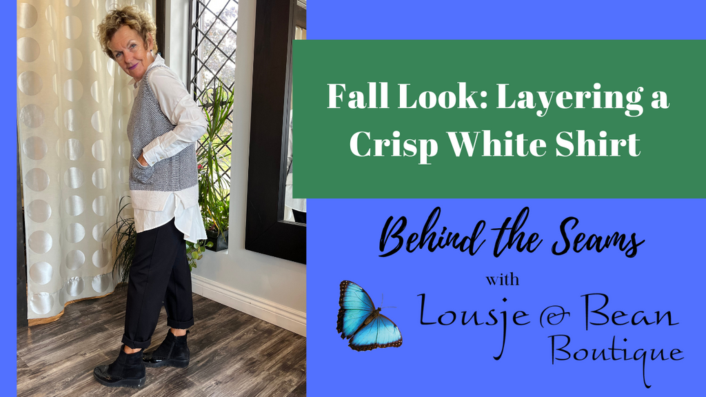 Fall Look: Layering a Crisp White Shirt