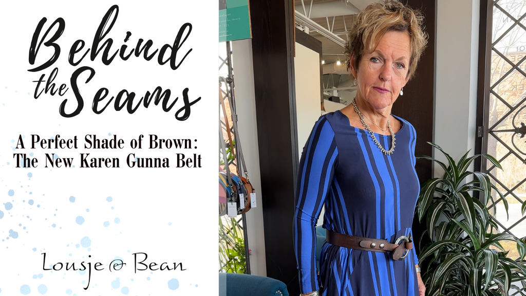 A Perfect Shade of Brown: The New Karen Gunna Belt