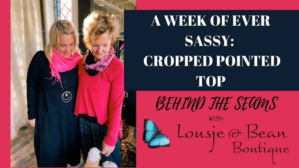 Ever Sassy Cropped Pointed Top