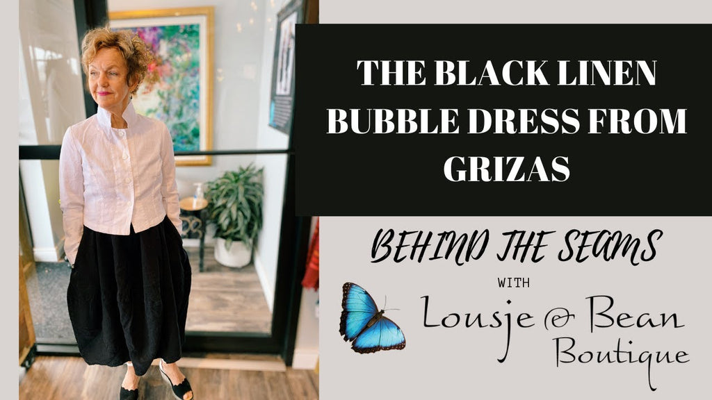 Grizas Bubble Dress in Black