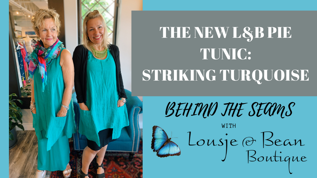 The New L&B Pie Tunic in Turquoise