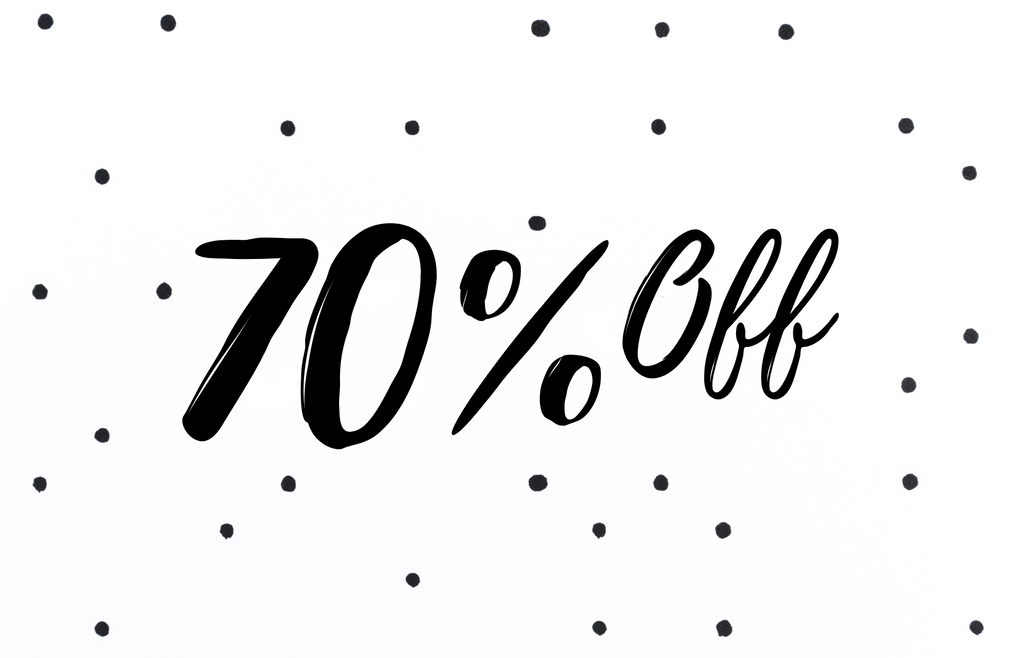 70% OFF Clothing