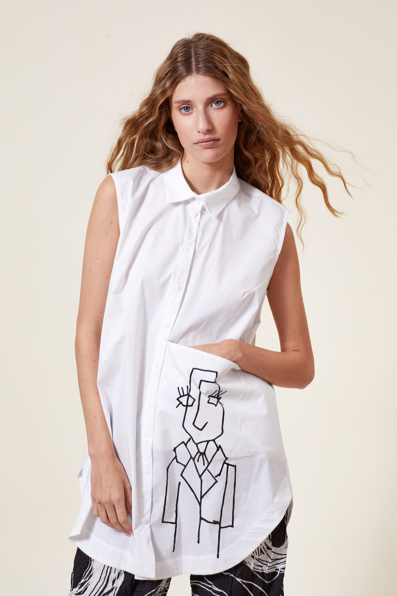 Gershon Bram Cotton Sleeveless with Face – Lousje & Bean