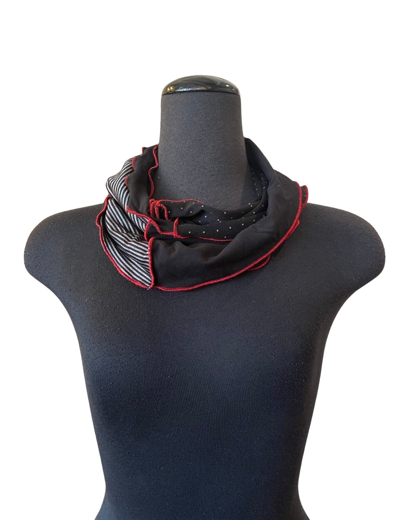 スカーフ overdue flair : 25SS / CUBIC NET SCARF (BLACK) L&B Signature Infinity Scarf – Lousje & Bean