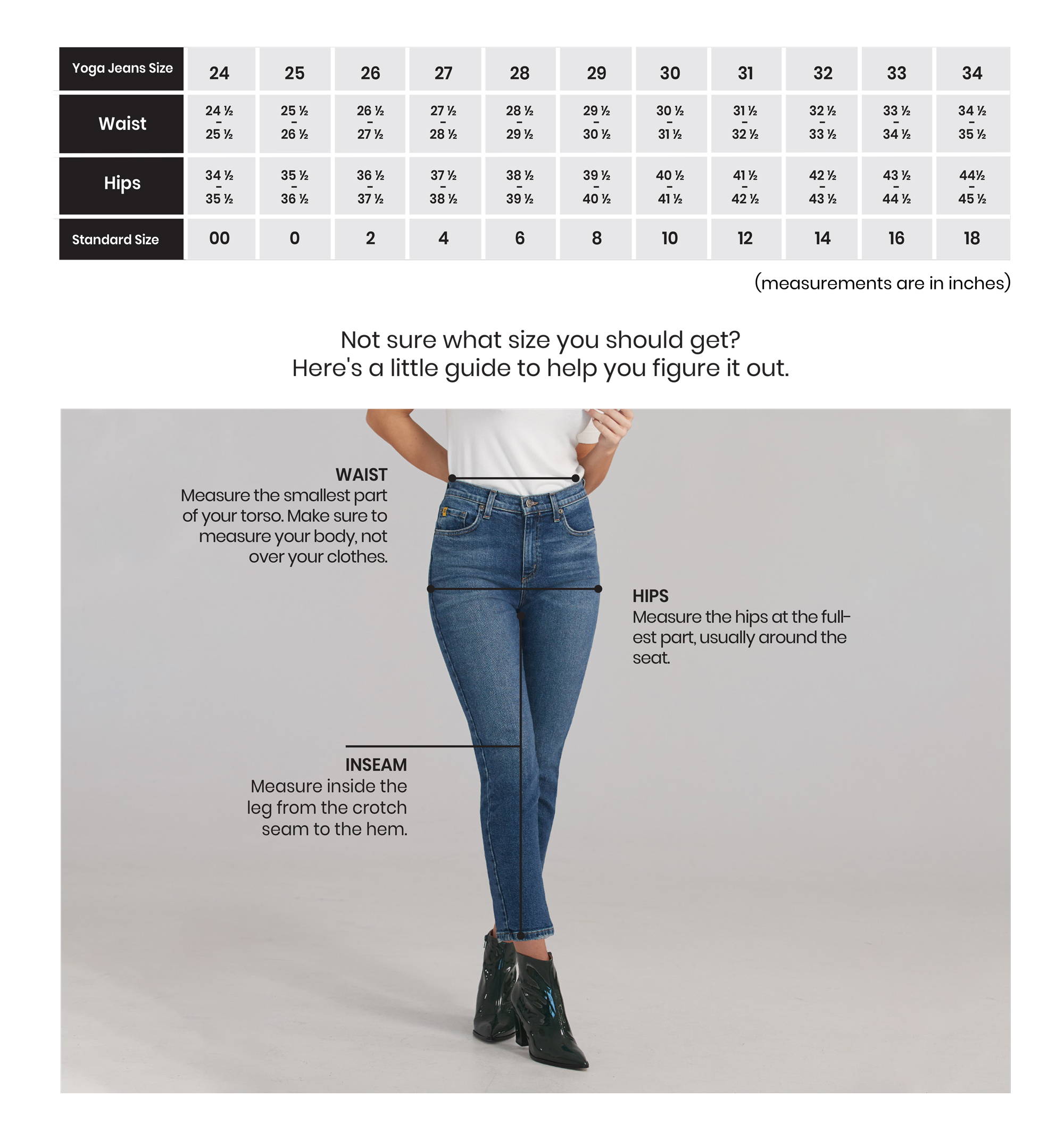 Womens Size Chart What Is A 14 In Jeans Size 14 Jeans Is What